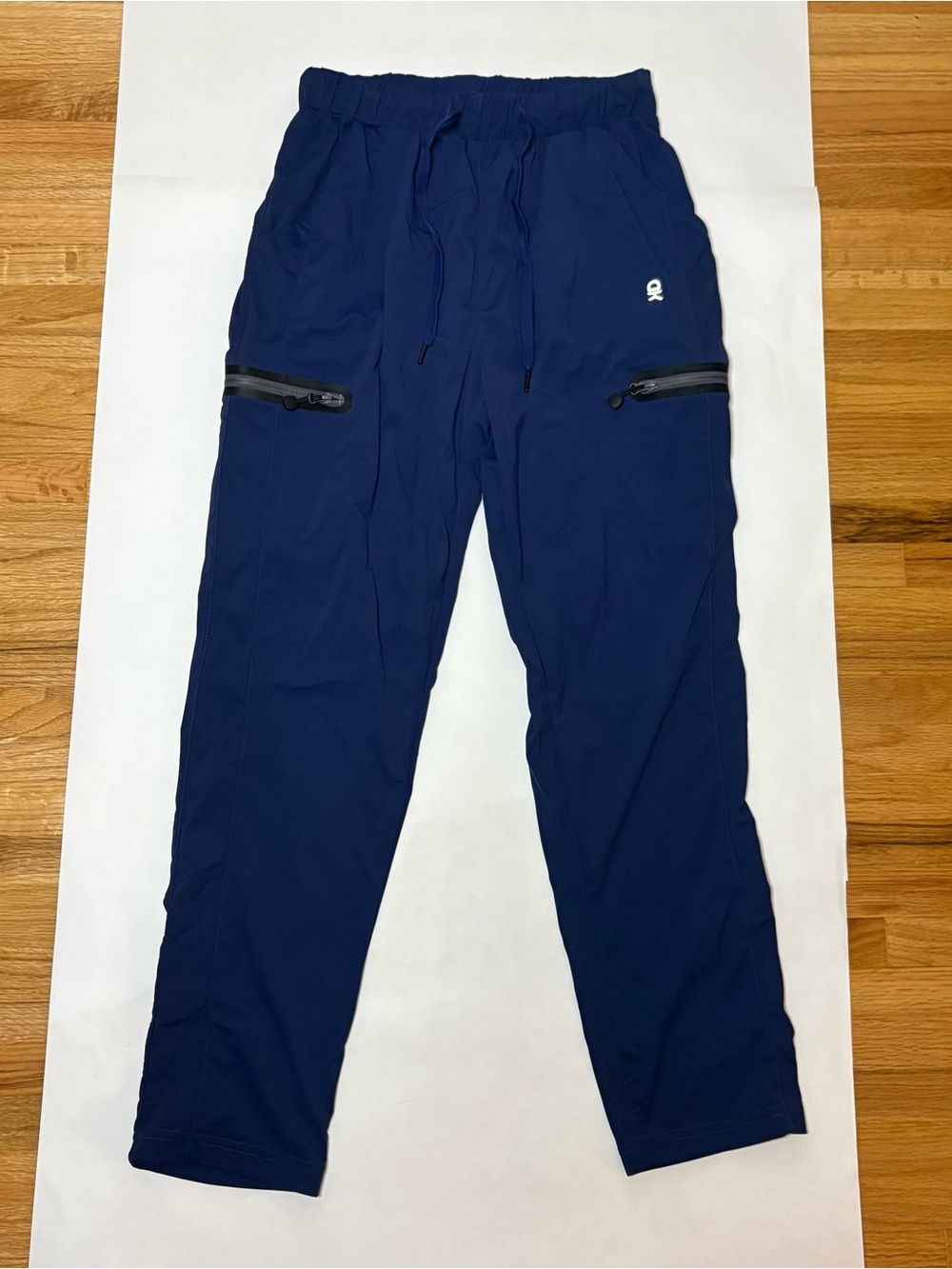 Women’s Hiking Navy Performance Zip-Pocket Joggers XS